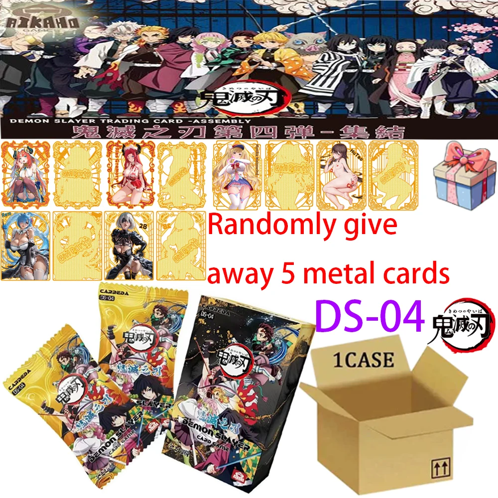 Wholesale New Case Aikaho Demon Slayer DS-04 Cards Diamond Flash Anime Tanjirou Kamado Nezuko Character NR SP Collection Card