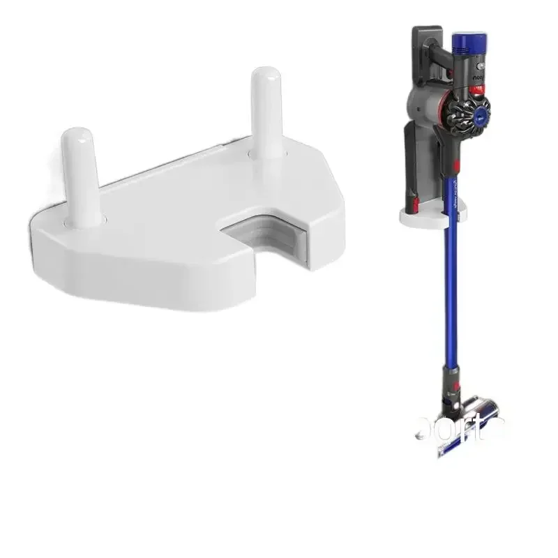 vanzlife Pnch-Free Vacuum Cleaner Bracket Storage Rack Universal Backrest Shelf for Dyson 7v8v11 Midea Puppy dust catcher Holder