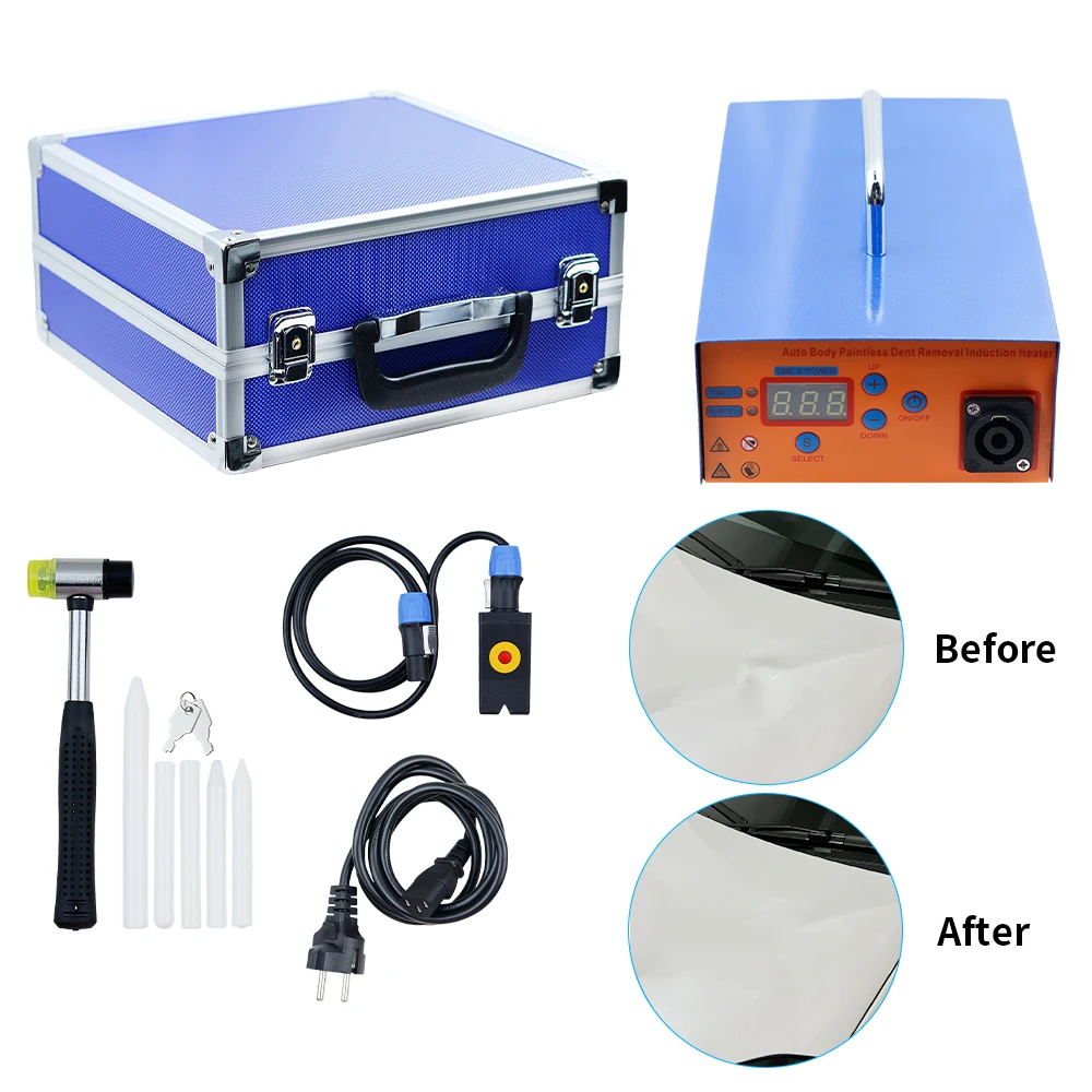 Autolack-Dellenreparaturwerkzeug 1380W Automotive Elektromagnetische Induktions-Dellenreparaturmaschine Magnetischer PDR-Heizer Heißbox – Detail 8