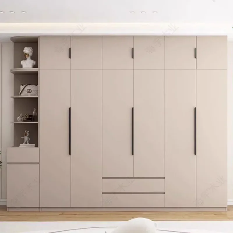 Storage Bedroom Wardrobes Luxury Doors Modern Open Closets Room Wardrobes Cabinet Shelves Rangement Chambre Bedroom Furniture