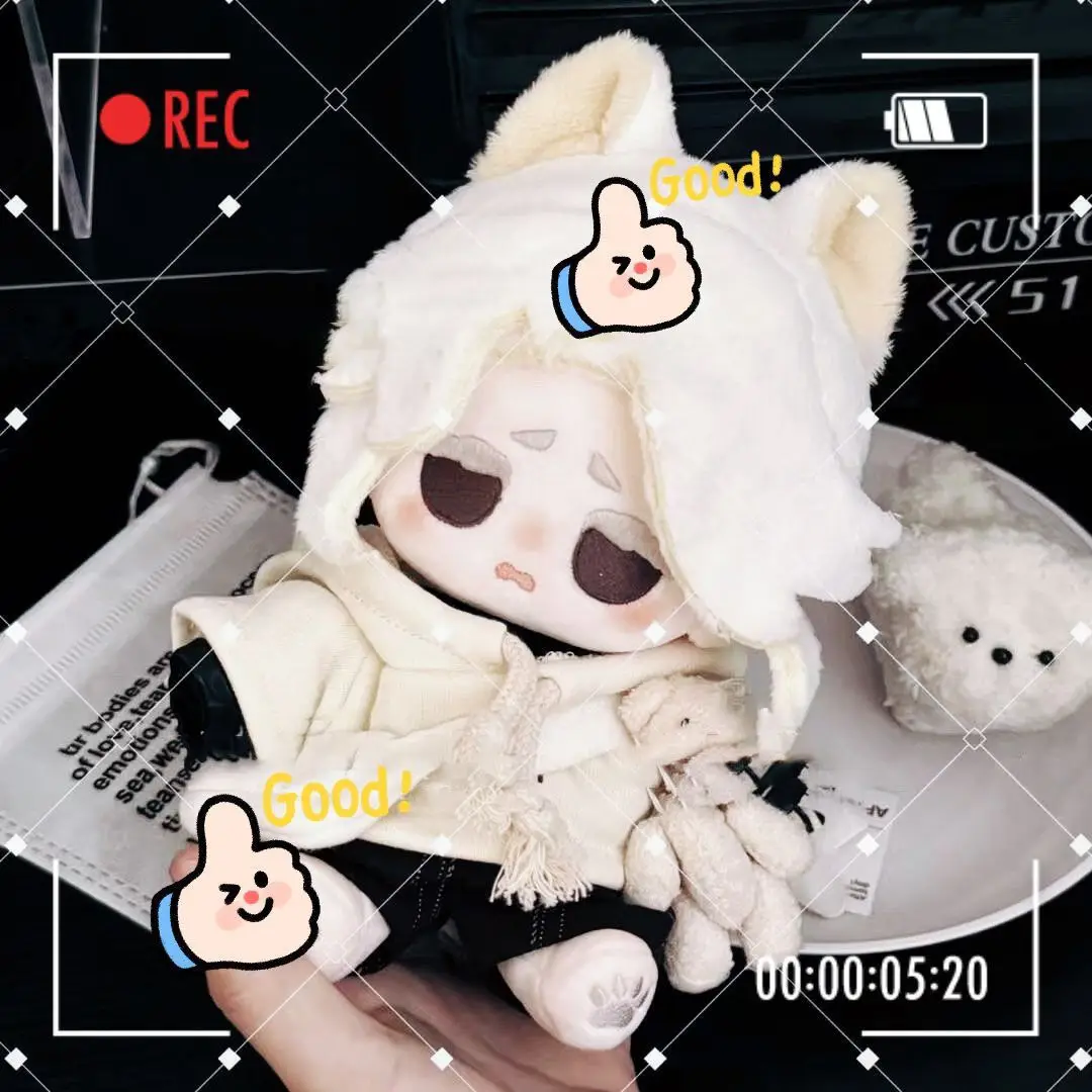 

Фаршированная игра 20 см, аниме Identity V, композитор, атрибут, вилка, фасоль, композитор, тело, плюшевая кукла, игрушка, мягкое платье, хлопковый подарок для ребенка