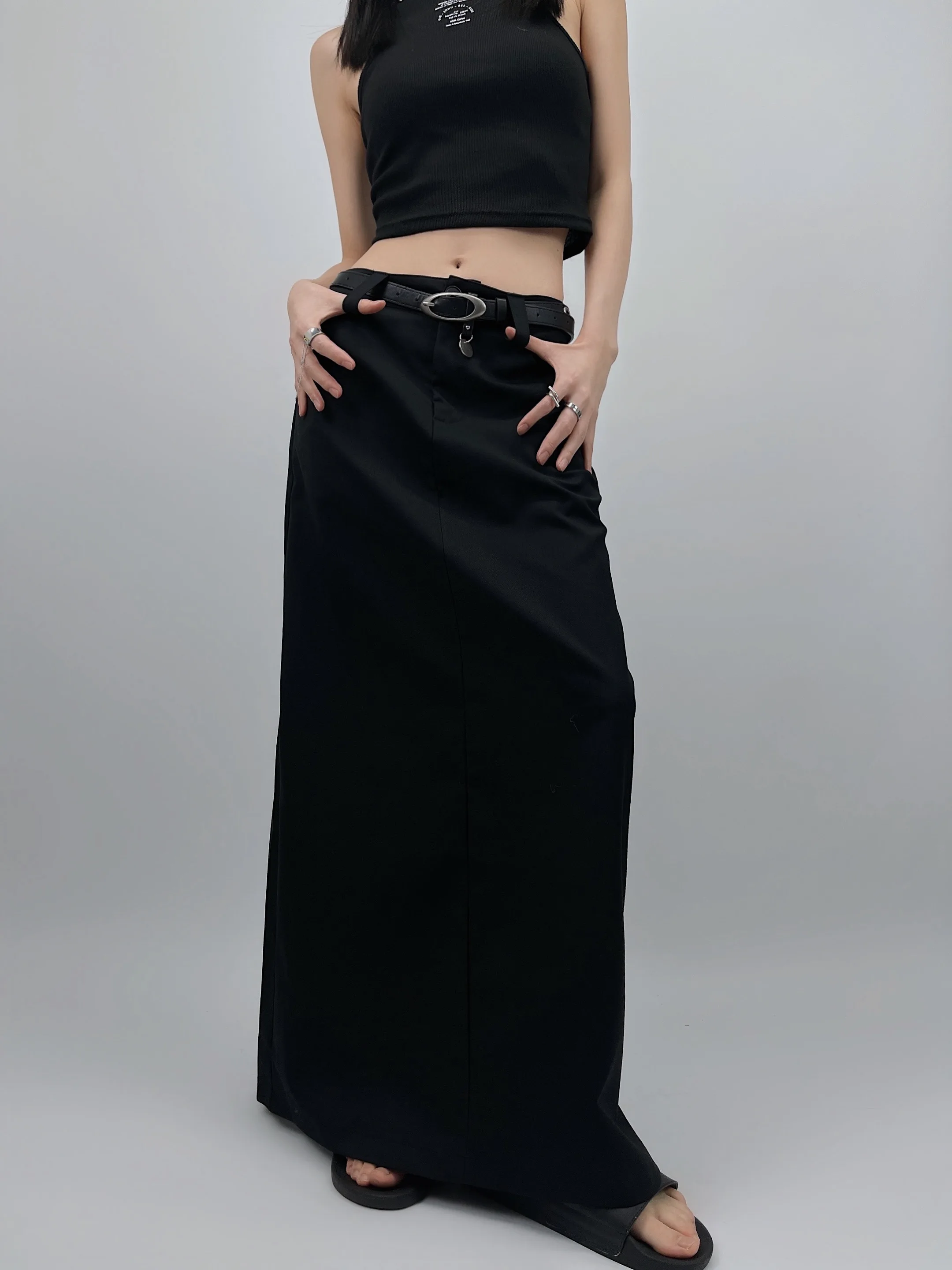 

Модный осенне-зимний женский деловой повседневный костюм с юбкой-карандаш А-силуэта с завышенной талией UIUI