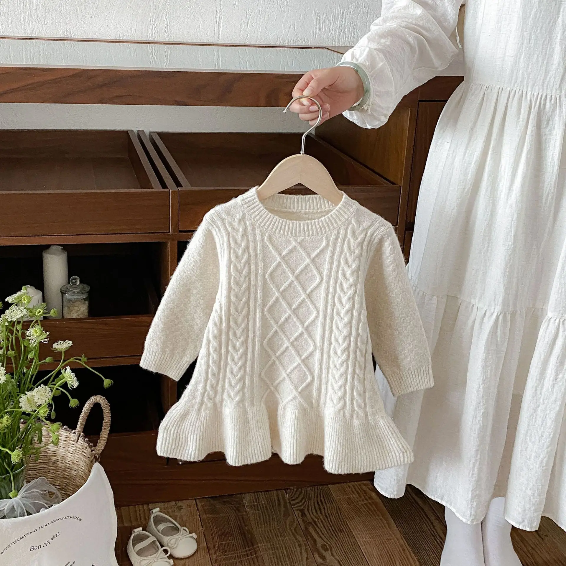 Bellbell Autumn Winter Kids Girls Dress 1-6Y Girl Ruffle Mermaid Princess Dress Kids Elegant Tulle Princess Birthday Party Gown