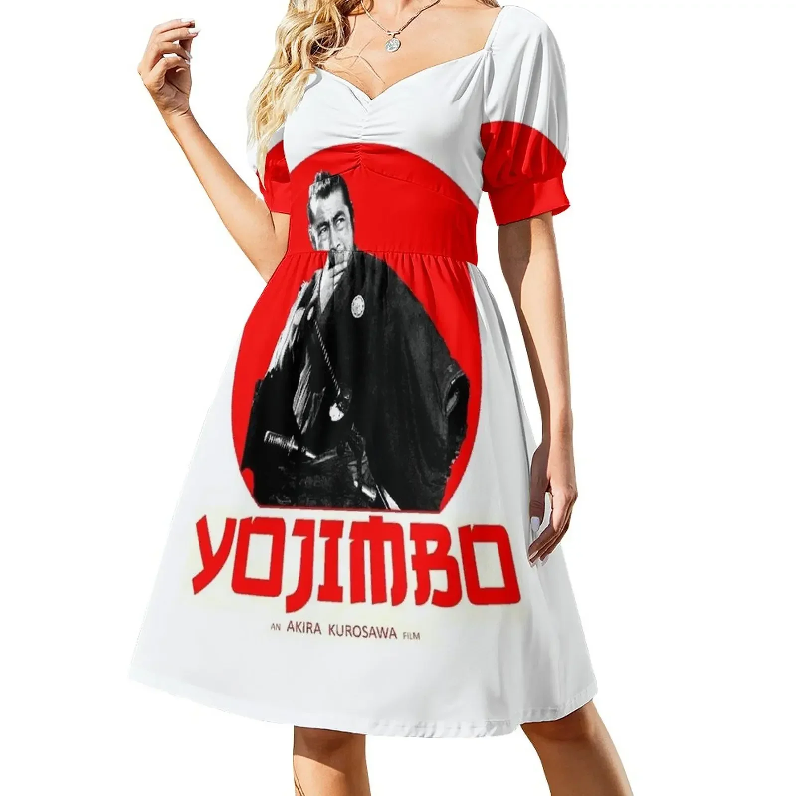 

YOJIMBO SANJURO AKIRA KUROSAWA CLASSIC SAMURAI TOSHIRO MIFUNE Sleeveless Dress dresses for official occasions Dress