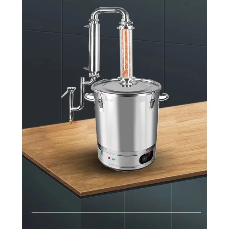 Industrial 20L 30L 50L Stainless Steel Steam Herb Essential Oil Distiller Rose Lavender Extraction Distillation Machine Hollow