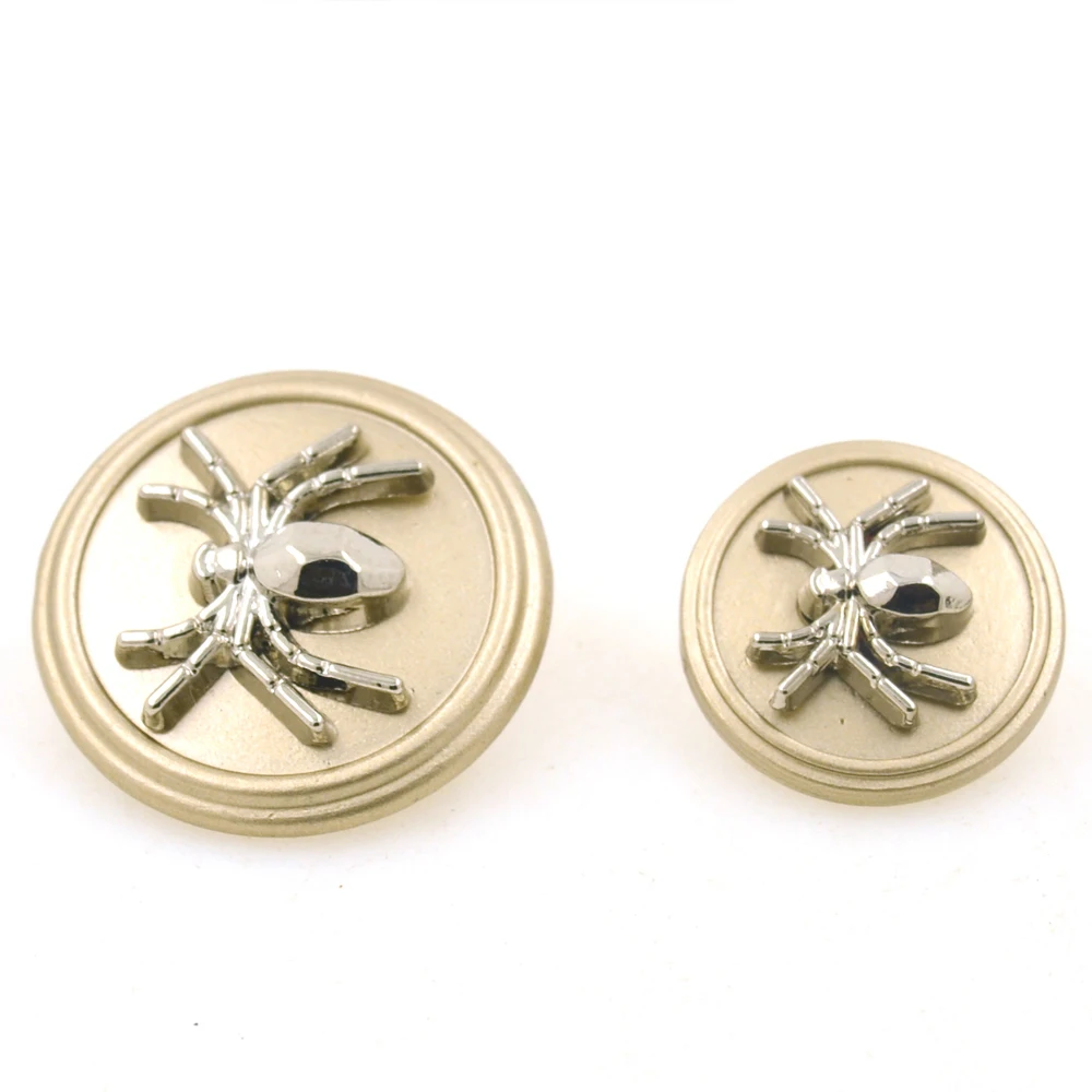 High quality combined spider metal buttons fashion decorative button for shirt coat sewing accessories scrapbooking DIY