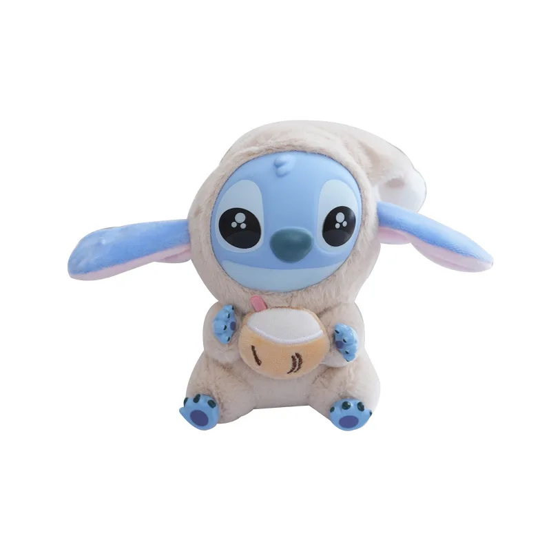 Disney Stitch Eat, Sleep Series Ciondolo scatola cieca in vinile Bambola carina Scatola misteriosa Giocattolo Bambola di peluche Regalo di festa