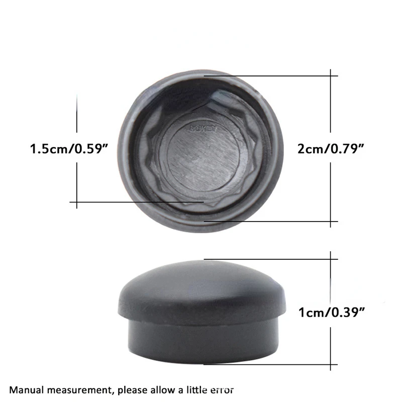 Car Front Windscreen Wiper Arm Nut Cap Bolt Cover For Audi A1 A2 A4 B5 B6 B7 B8 A6 C4 C5 C6 C7 Q3 Q5 R8 TT OE# 5N0955205