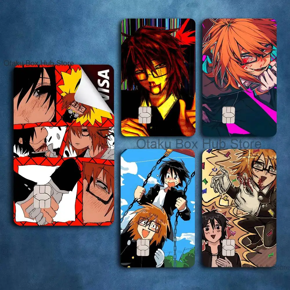 

R-Ranfren Anime R-Randal F-FriendES Credit Card Skin Party Stickers Visa Bank Card Bus Metro Access Card Waterproof Decal Gift