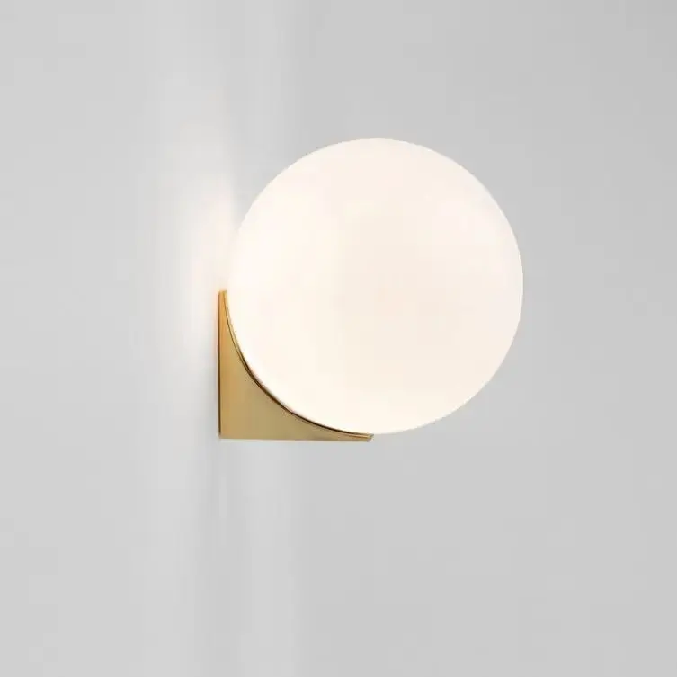 

Nordic Simple Wall Lamp Glass Ball Decoration Stairway Aisle Bedroom Bedside Lamp