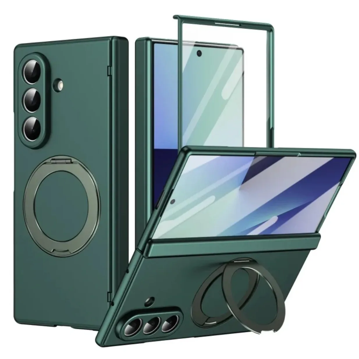 360° for Magsafe Magnetic Wireless Charging Stand Hinge Protection Film Phone Case for Samsung Galaxy Z Fold 8 Ultra 7 6 5 4 3