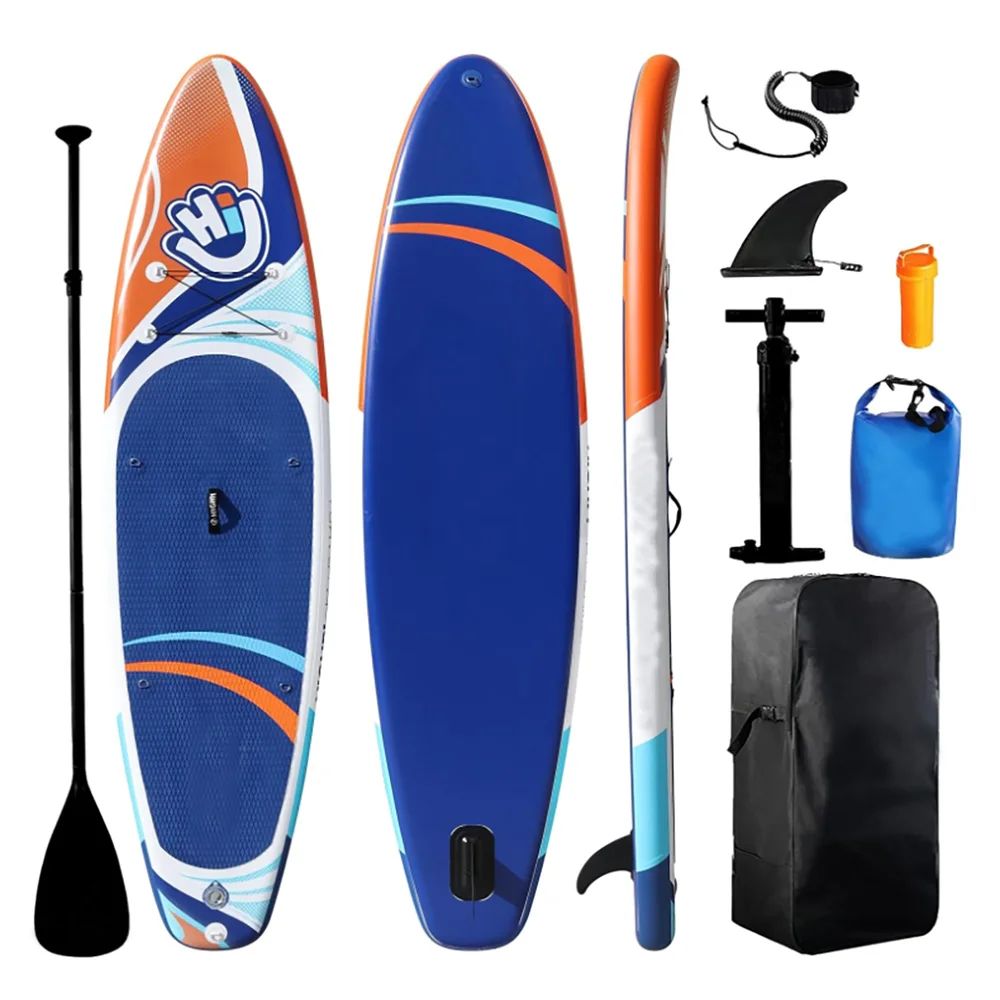 Foldable Surfboard Seaside Beach Water-skiing Surfboard Paddle Board for Outdoor Water Sports