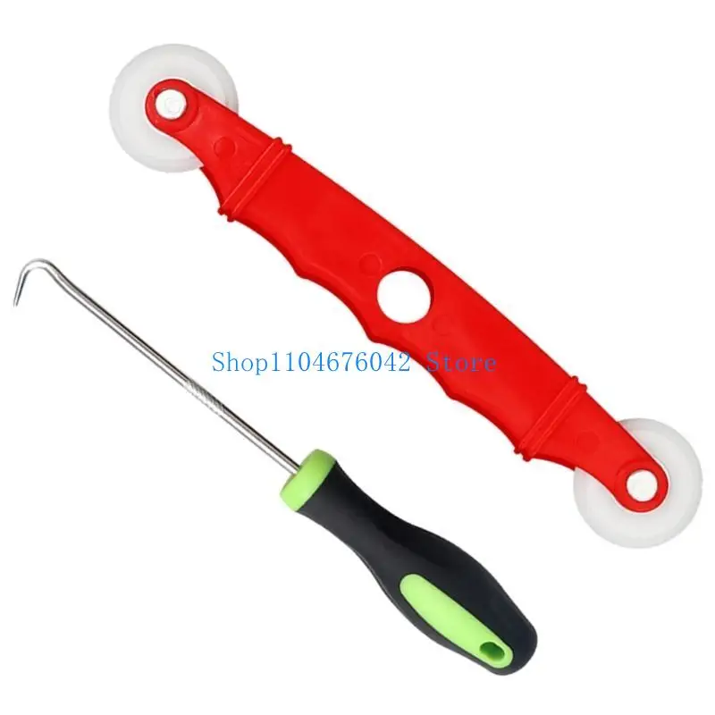 

5ASD Screen Tool Spline Roller с крючком для удаления для установки экранов для окон и дверей