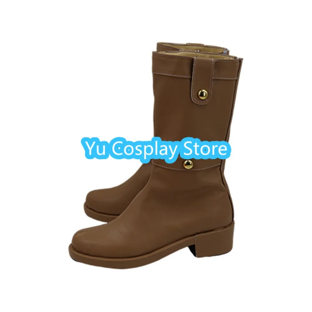

Role Playing Brown Boots Custom Anime Game Role Playing Shoes Halloween Props