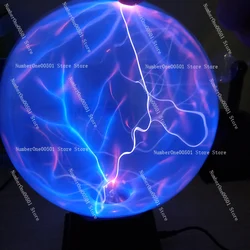 20CM Artificial Lightning Ball IonBall Tesla Coil Glow Ball ArcBall Touch Lightning Voice Controlled 12V Plasma MagicBall