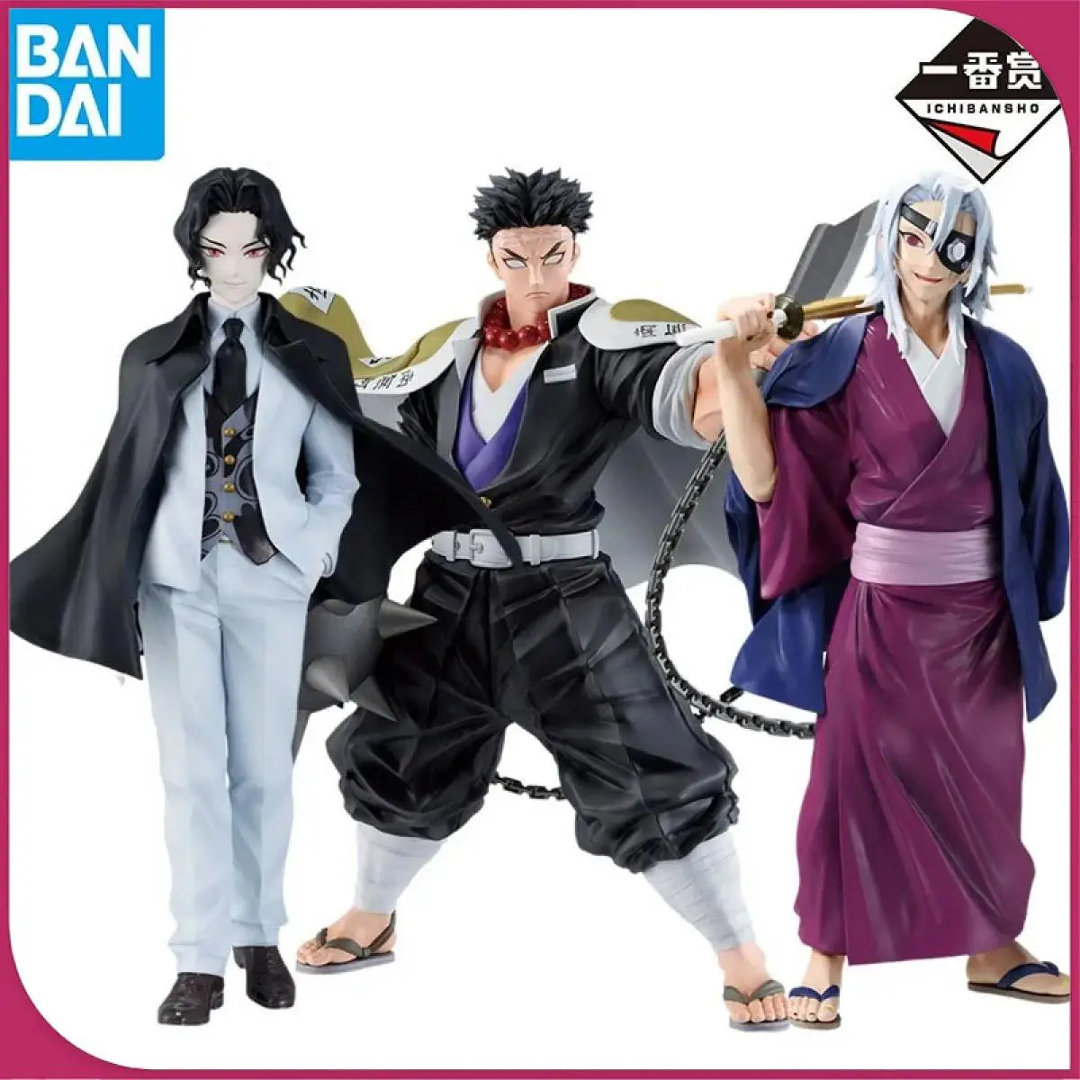 

Original Bandai Ichiban Kuji Demon Slayer EXTRA Figure Gyomei Himejima Uzui Tengen Tomioka Giyuu Anime Figure Action Model Toys