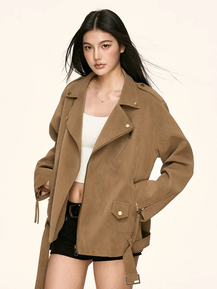 

Aaisup, американская рабочая одежда с воротником в стиле ретро, женская майка, повседневная, высококачественная, осенняя, модная, на молнии, цвет