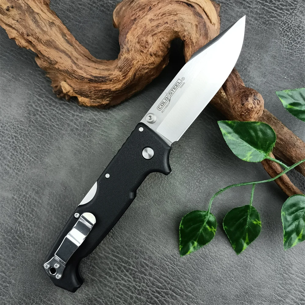 SR1 Outdoor Pocket Folding Knife Cold Tanto Knives 8Cr14Mov Steel Blade Tactical Survival Quick Hunting Large Knives EDC Tools