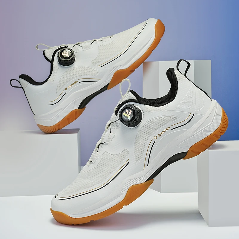 

New Badminton Shoes for Men, Lightweight and Comfortable Training Tennis Shoes, High-quality Table Tennis Shoes, Sizes 39-45