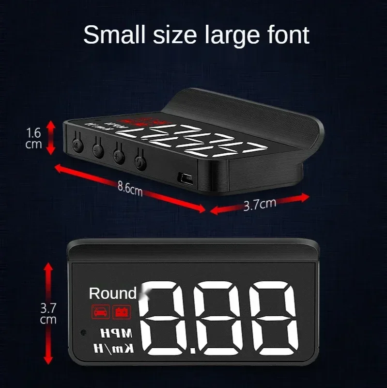 

2025 проекционный дисплей для автомобилей hud, универсальный модифицированный портативный автомобильный дисплей высокой четкости