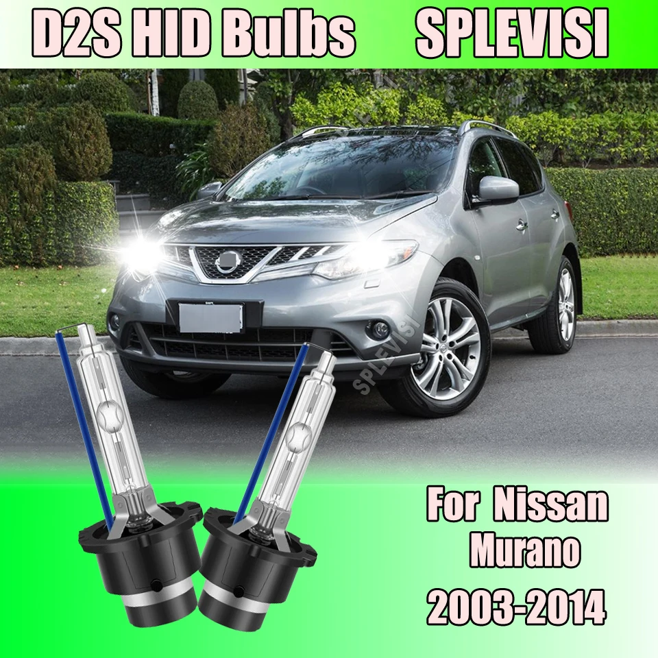 35W D2S HID Xenon Lamp Car Headlight 6000K Auto Light For Nissan Murano 2003 2004 2005 2006 2007 2008 2009 2010 2011 2012 -2014