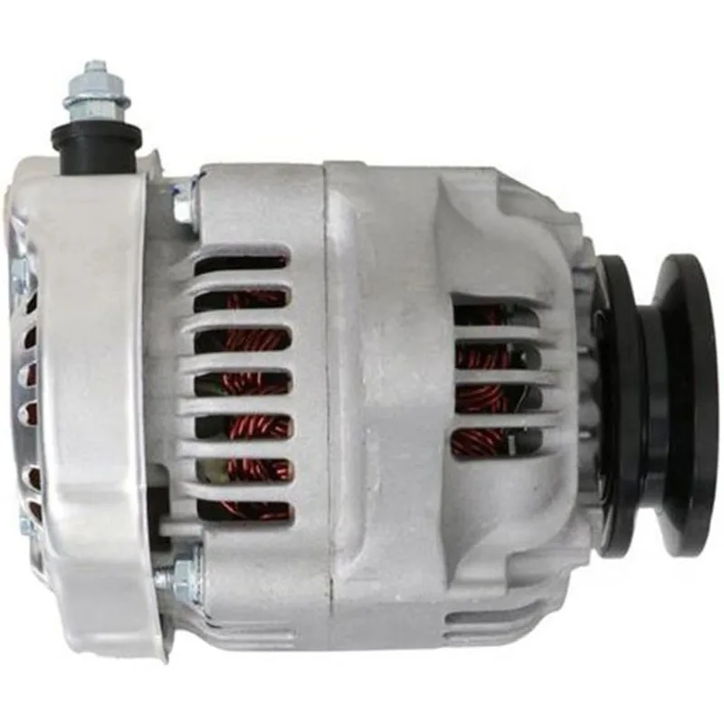 Alternator 12V 45A 6669618 101211-1100 Compatible with Bobcat Loader 453 463 553 MT50 Excavator 319 428 Kubota Engine D1005