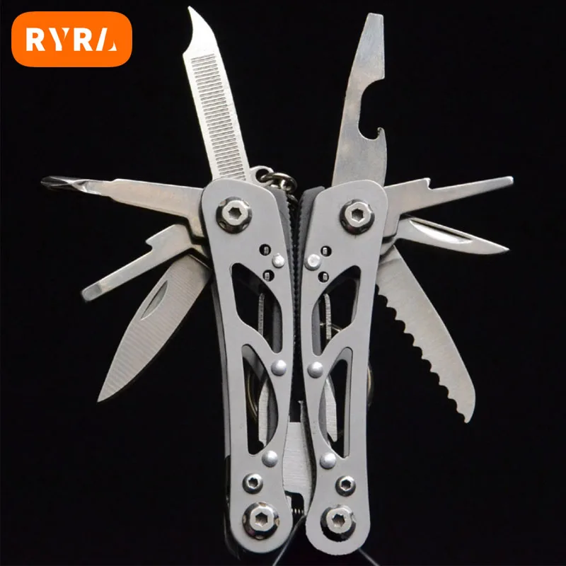 Daicamping DL1 Extra Cutter Multifunctional Foldable EDC Folding Knife Multitools Scissors Saw Clamp Multi Tools / Clip Pliers