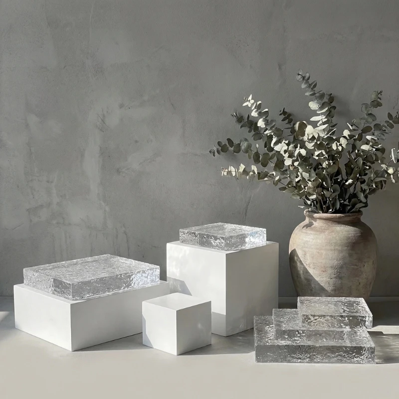 

9pcs Dessert Column Buffet Riser Wedding Table Centerpieces Fashion Cake Candy Bar Holder for Cupcake Food Drinks Fruits