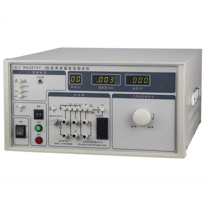 

Leakage current tester for a wide range of applications
