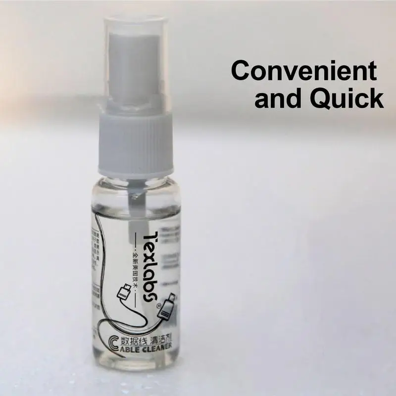 20ml Earphone Cable Cleaner Spray Phone Screen Keyboard Laptop Cleaner Agent For PC Monitor TV Phone  Earphone Cable Cleaner