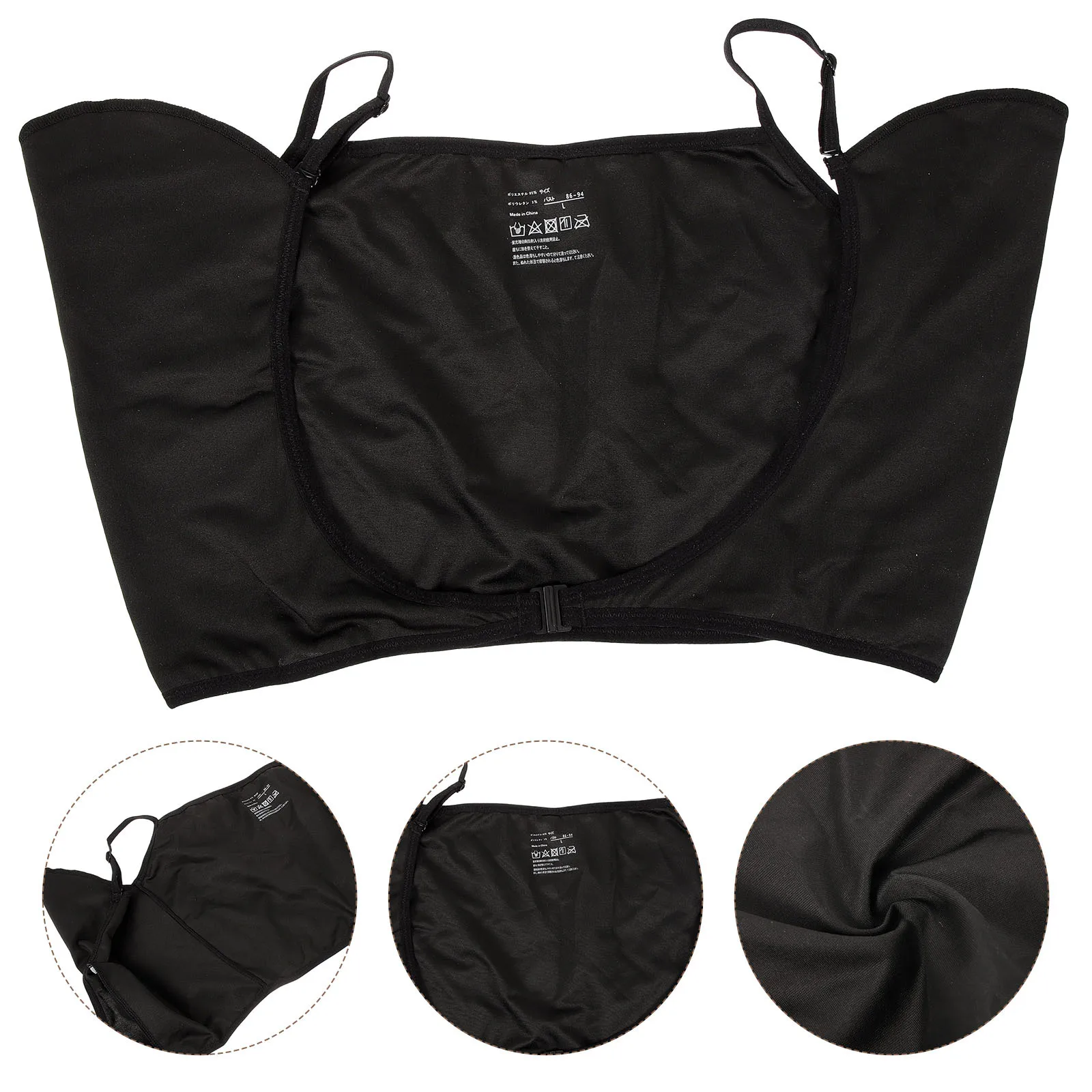 سترة نسائية تحت الإبط قابلة للغسل وقابلة لإعادة الاستخدام وقابلة للتنفس ومقاومة للعرق لفصل الصيف واليوجا والجري ملابس العمل #3