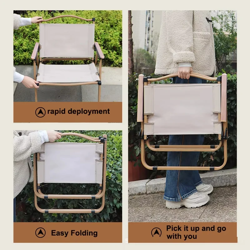 Outdoor folding chair, camping chair, ultra portable stool, picnic beach chair, leisure picnic back chair, fishing chair image 4