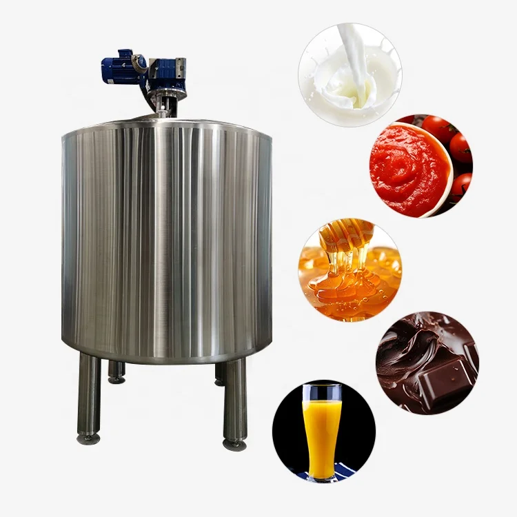 1500L Stainless Steel 304 SS316L Electric Heating Mixer for Basil Seed Drink