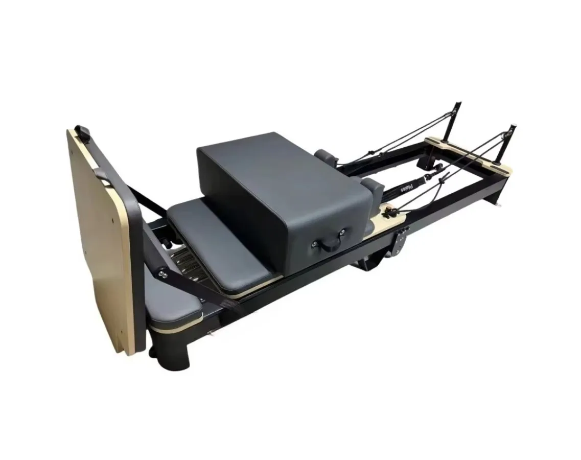 

China Wholesale Pilates Reformer Folding High End Aluminium Equipment Gym Fitness Machine Foldable Pilates Reformer for Studio