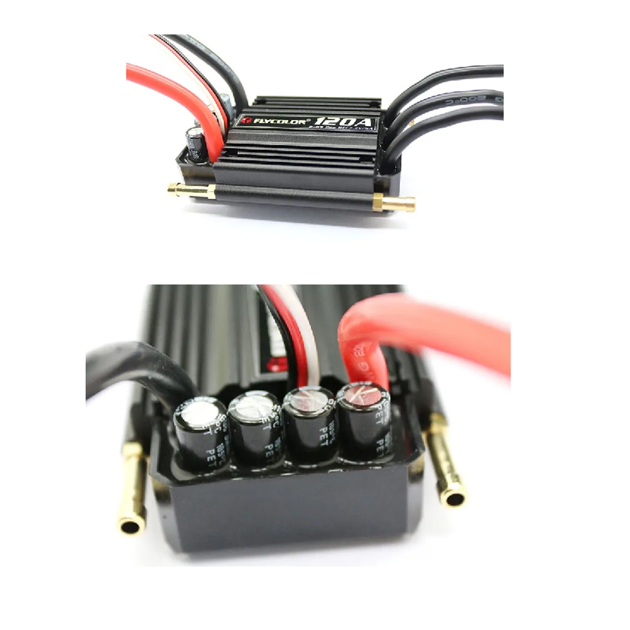 Flycolor 50A/70A/90A/120A/150A Speed Controller Brushless ESC Support 2-6S BEC 5.5V/5A for Model Ship RC Boat