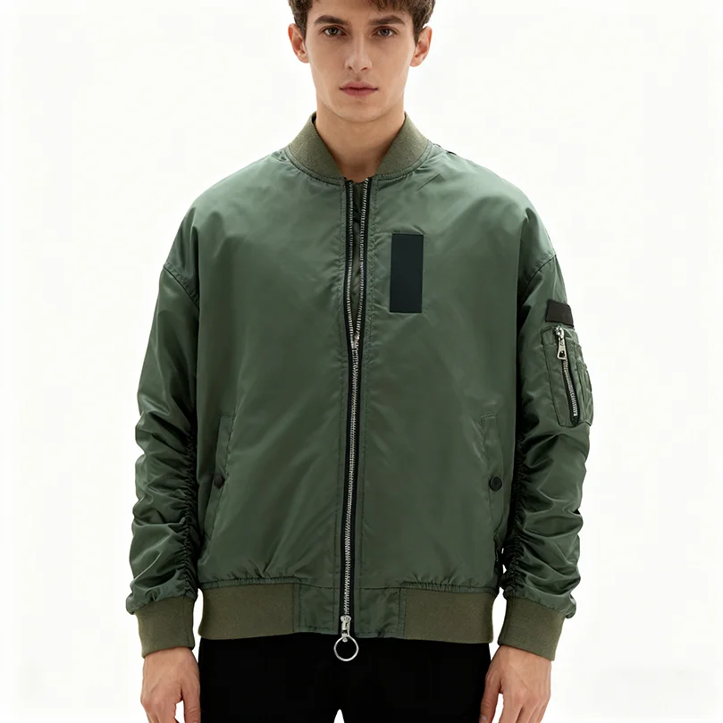 

Осенне-зимняя куртка-бомбер для мужчин больших размеров, пилотская военная куртка, мужская уличная одежда, брендовая парка 2024, утепленная модель MA1 Z1