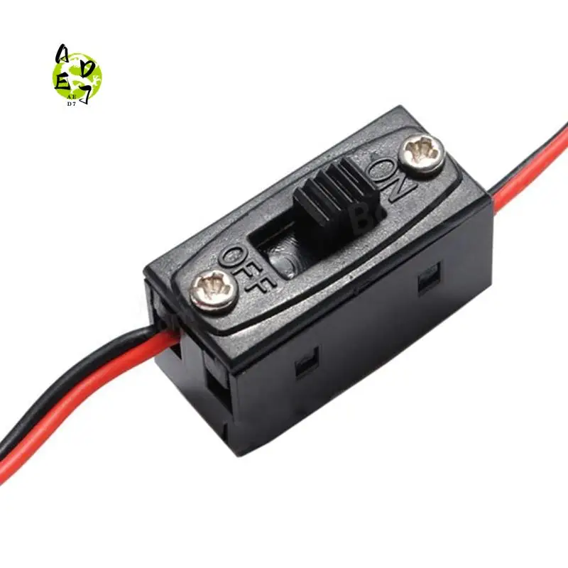 AED7-2 Pcs On/Off Power Switch Receiver JST Connector For HSP RC 1/10 1/8 Car Crawler Off-Road Vehicle Multi-Rotor Aircraft
