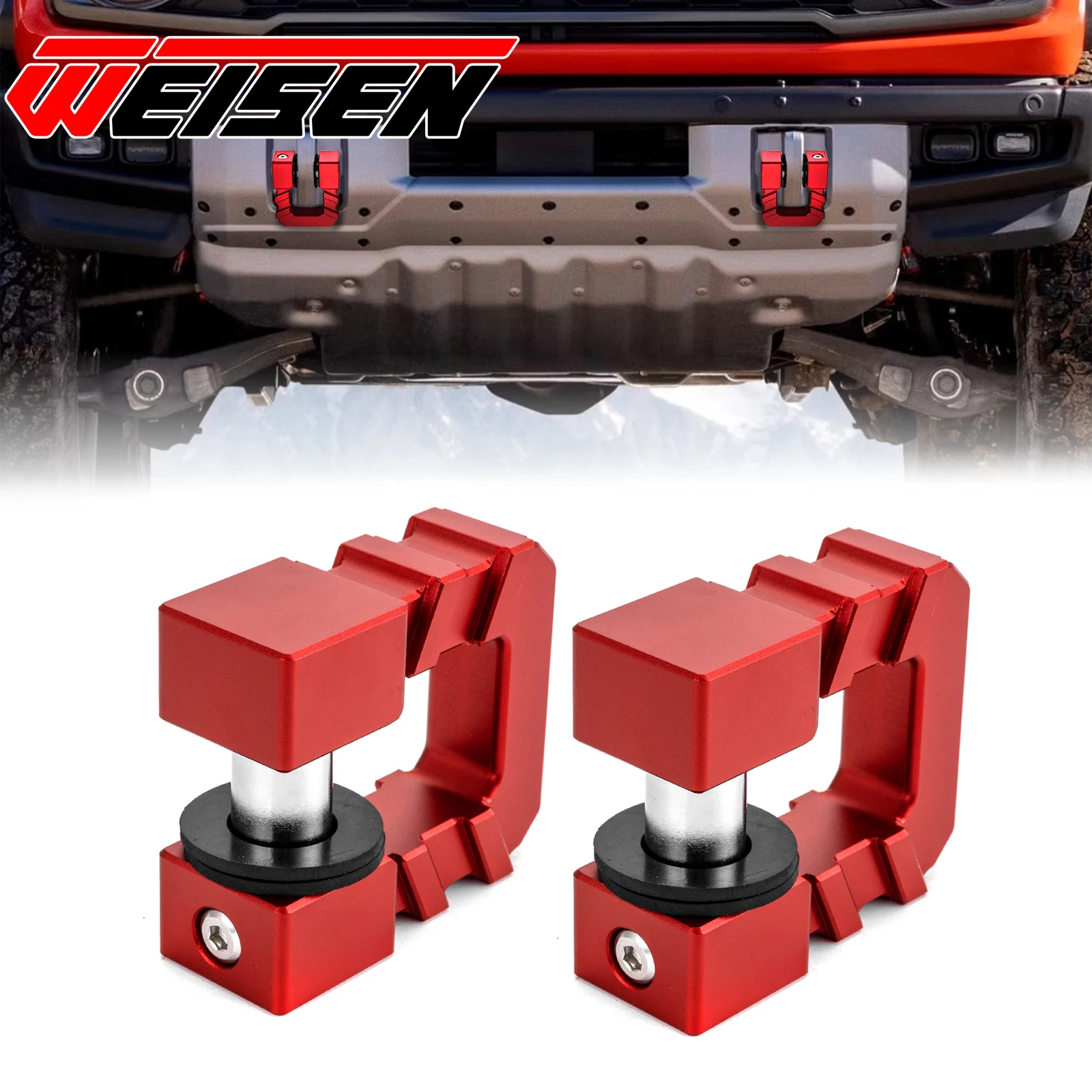 

3/4" D Ring Shackle 68,000 Lbs Break Strength with 7/8" Pin Universal for Off-Road Truck ATV UTV SUV Recovery Towing Trailer