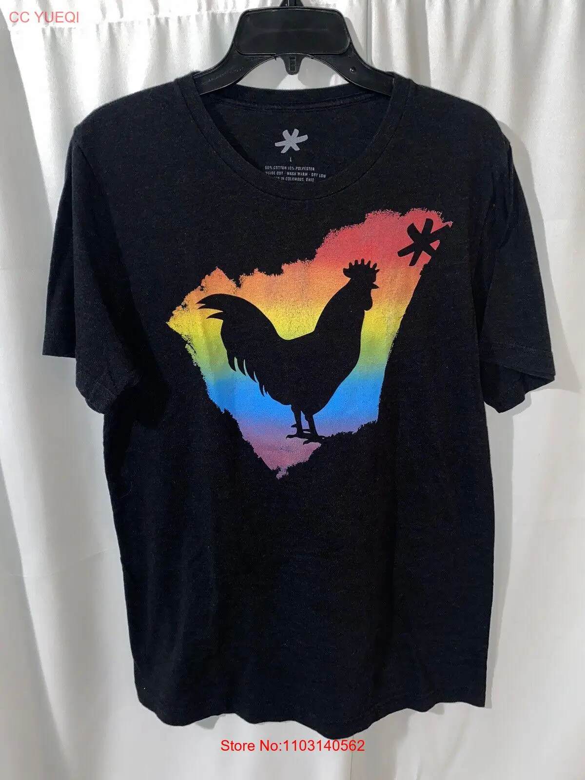 Hot Chicken Takeover Rainbow Pride LGBTQ T Shirt Large