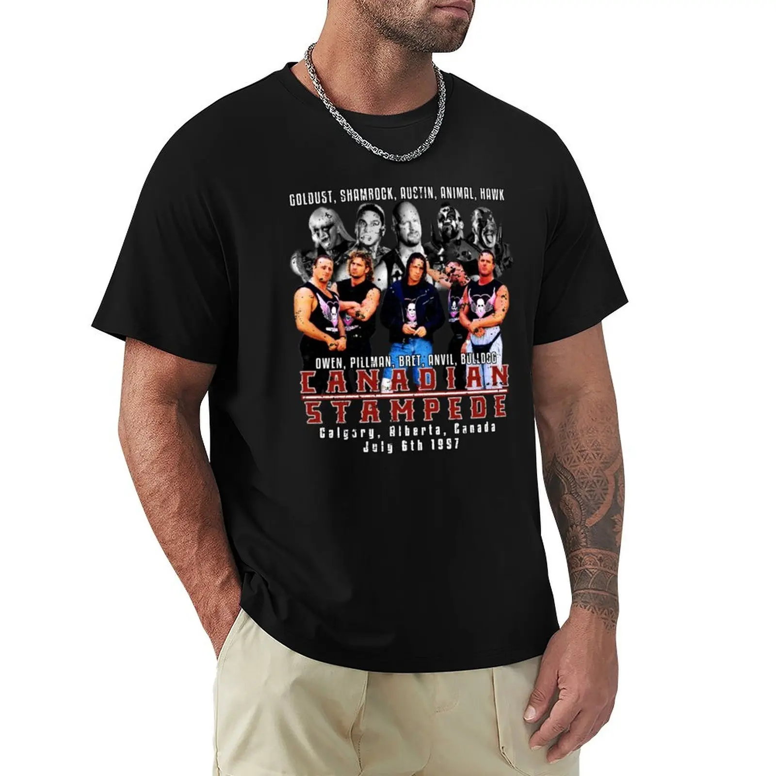 Canadian Stampede - Calgary T-Shirt mens graphic t shirts T-Shirt