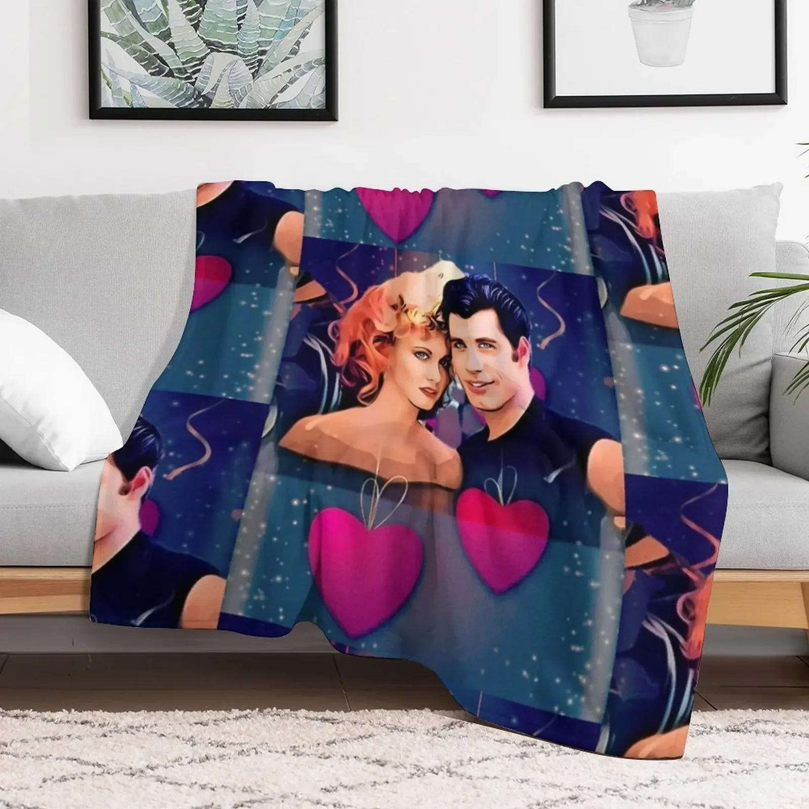 Grease musical movie Throw Blanket Beach Bed Fashionable For Baby Blankets