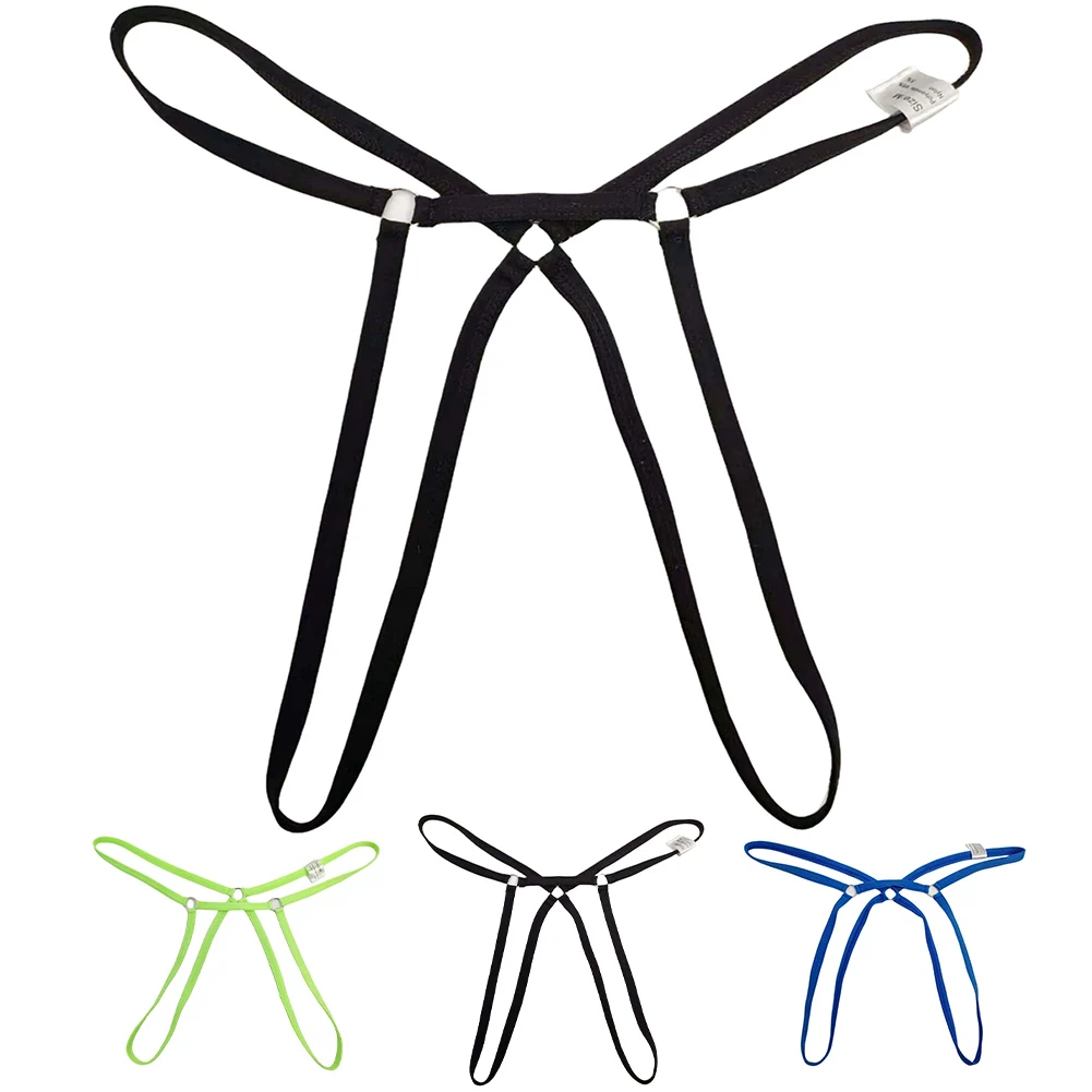 

Мужские стринги, нижнее белье, дышащие сексуальные стринги с низкой талией и тонкими бретелями, простые открытые стринги