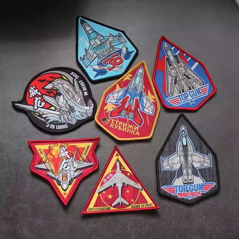 New Space Elevator Armband Russia Su 27 Woven Mark Patch Su 35 Flight Team Armband Wandering Earth Fighter Clothes Hook Patch