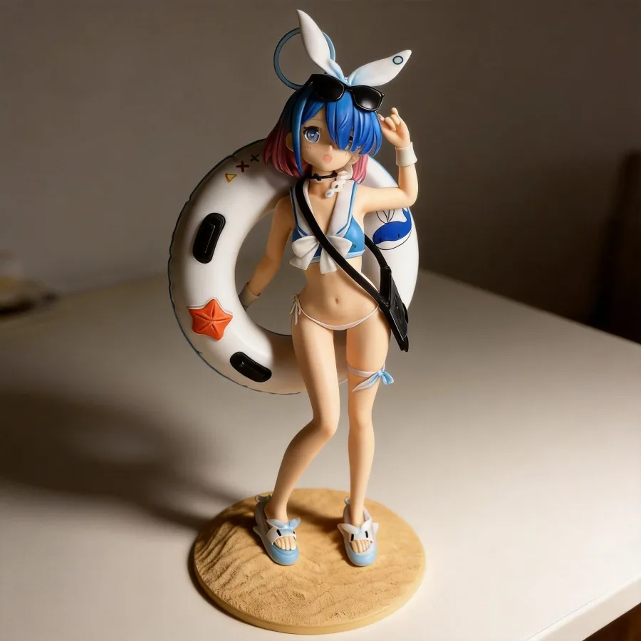 

Arona Prana Figure Blue Archive Swimsuit Style Anime Character Collectible Model Decoration 24cm