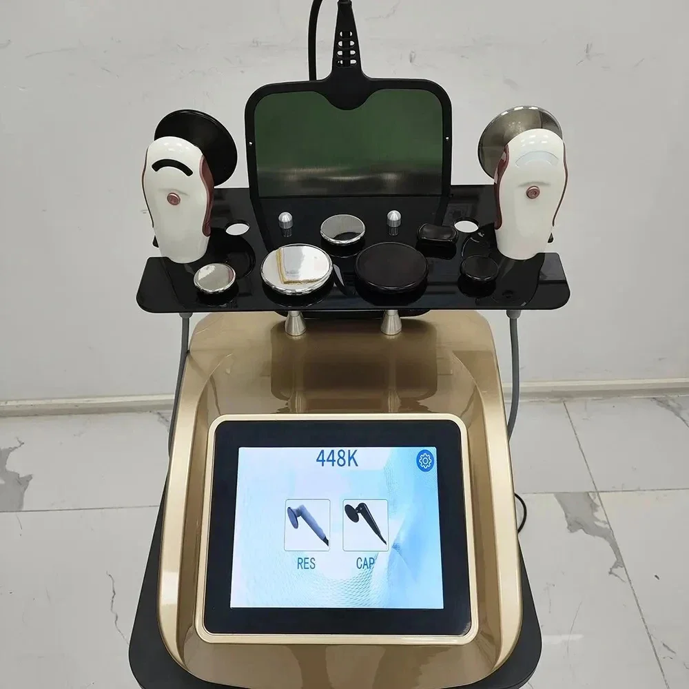 

448Khz CET RET Tecar Device INDIBA Physical Therapy Machine ef High radie frequenc Diatermia Pro Loss Weight Health Care System