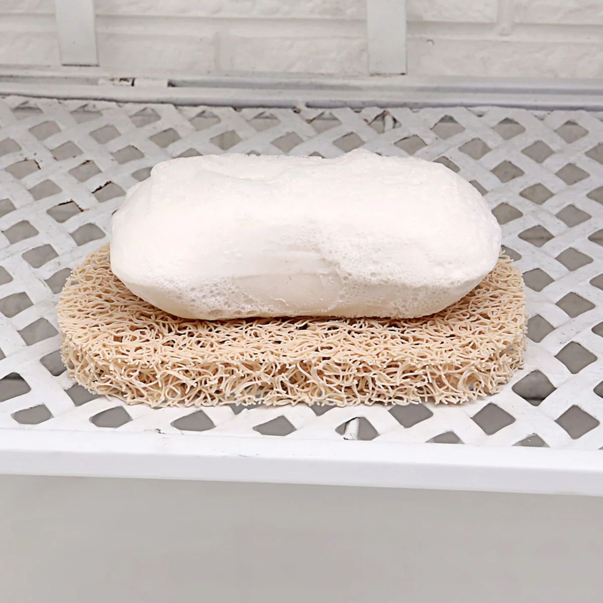 

Anti-slip PVC Pad Soap Dishes Bathroom Holder Dispenser Box Stand Drain Supplies with Drainer Tray Non-slip Bar