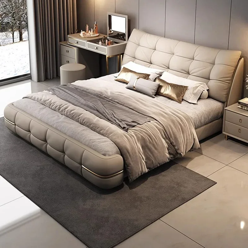 سرير آمن متنقل لغرفة نوم مزدوجة للأطفال فاخر وحديث بتصميم فردي سرير تدليك متعدد الوظائف أثاث فندق Cama Solteiro #2