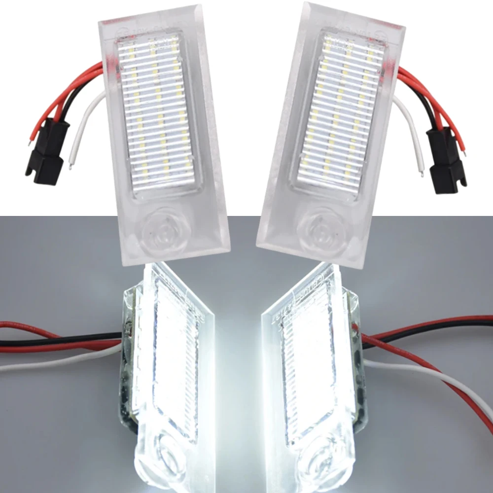 ضوء لوحة ترخيص LED 4B5943021 12V DC ABS مناسب لأودي A6 C5 4B Sedan1997-2004