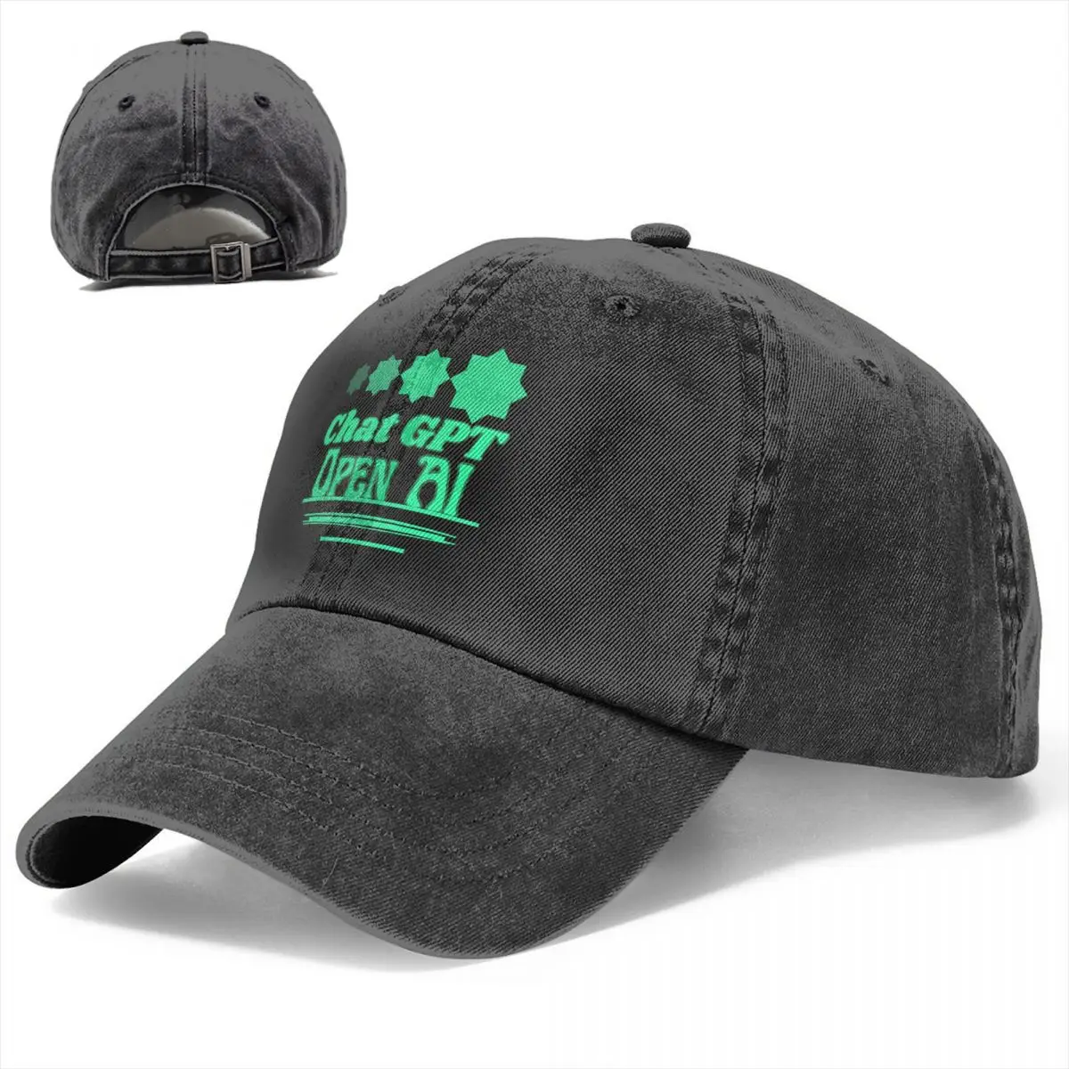 Open AI Typography Baseball Cap Men Cowboy Hats Women Visor Protection Snapback ChatGPT Caps