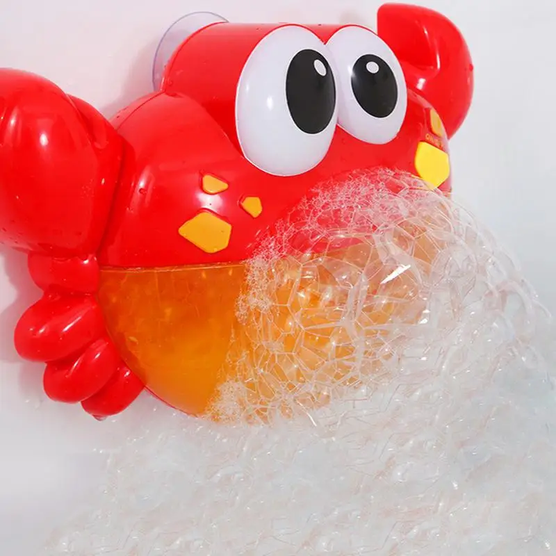 Bubble Crabs Baby Bath Toy Funny Toddler Bath Bubble Maker Pool Swimming Bathtub Soap Machine Bathroom Toys for Children Kids